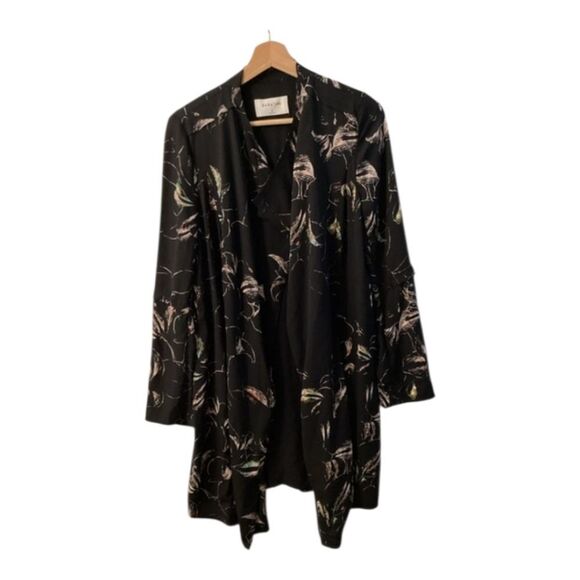 Babaton‎ Black Leaf Print Blazer - Picture 2 of 12